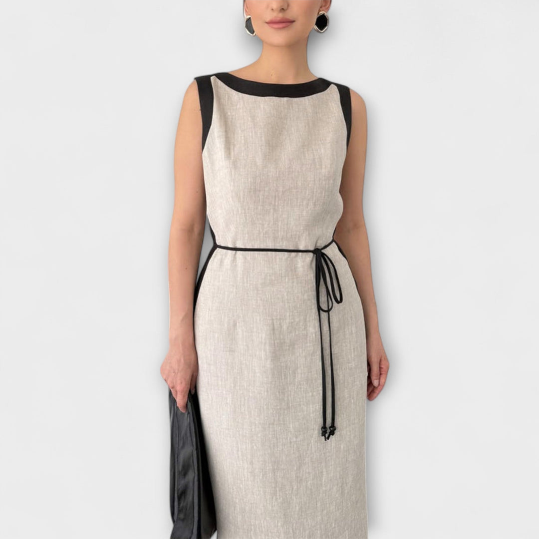 Irene - Schickes ärmelloses Kleid