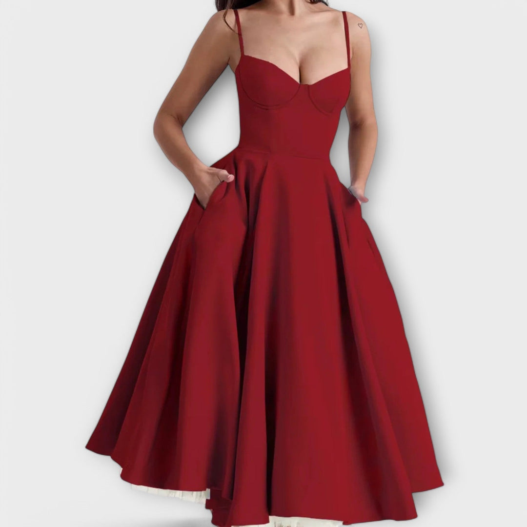 Mélie – Leichtes Sommerkleid mit Korsett-Detail