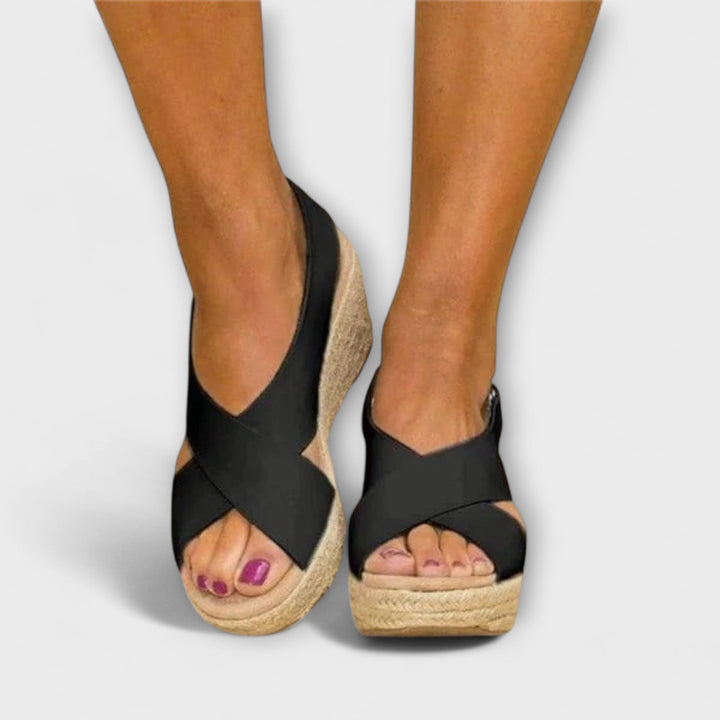 Elegante Espadrille-Sandalen