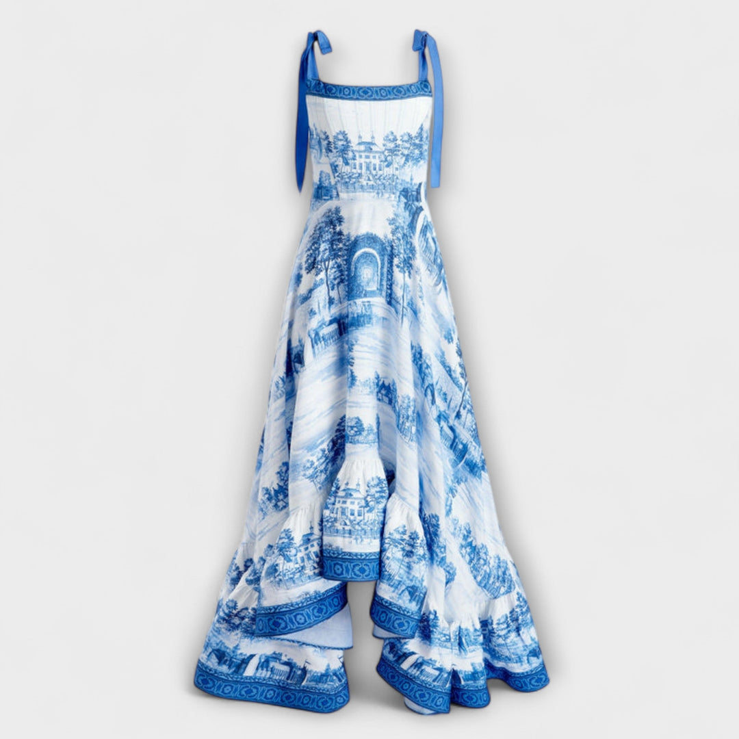 Lucia - Charmantes Blumenkleid Maxi