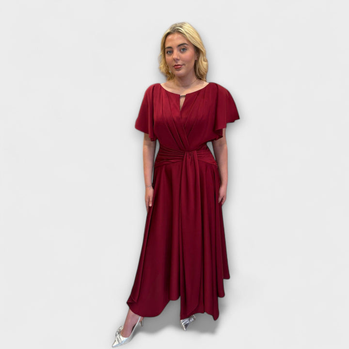 Anni – Maisonel Drapiertes Rockkleid