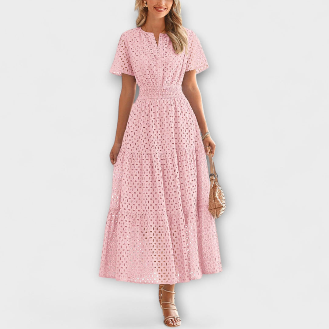 Linette - Elegantes Spitzen-Sommerkleid