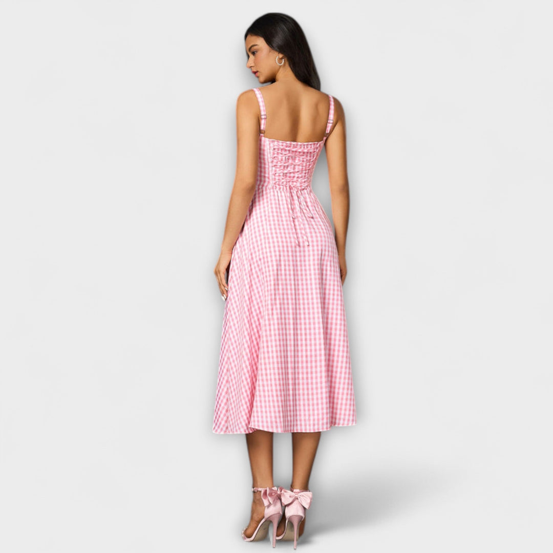 Hope - Rüschentop Kleid mit Schlitzdetail