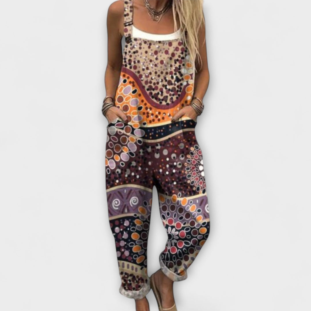 Sahari - Tribal-Print Overalls
