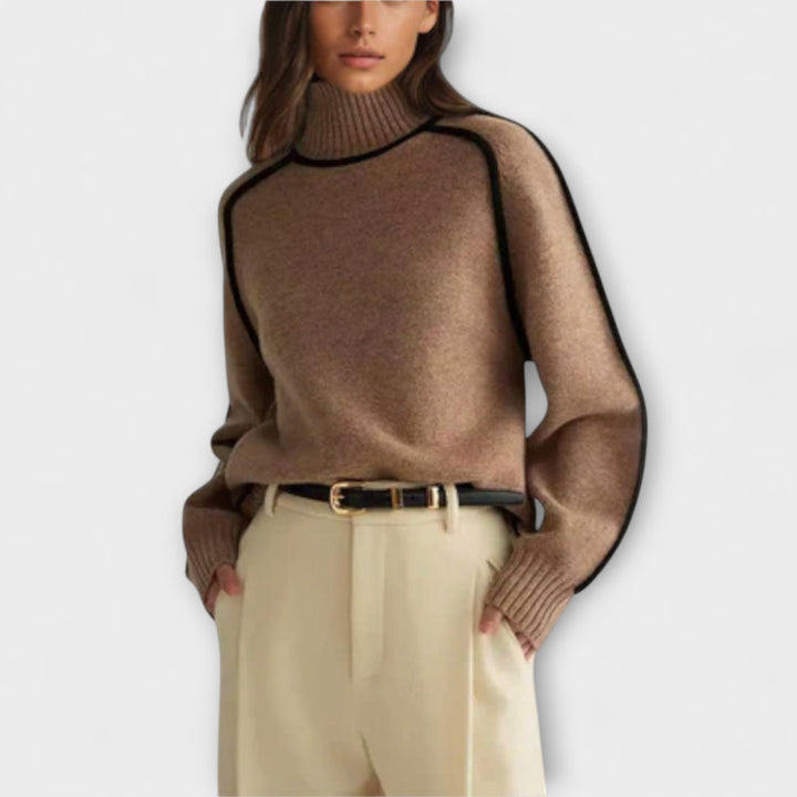 Emilie - Weicher & eleganter Rollkragenpullover