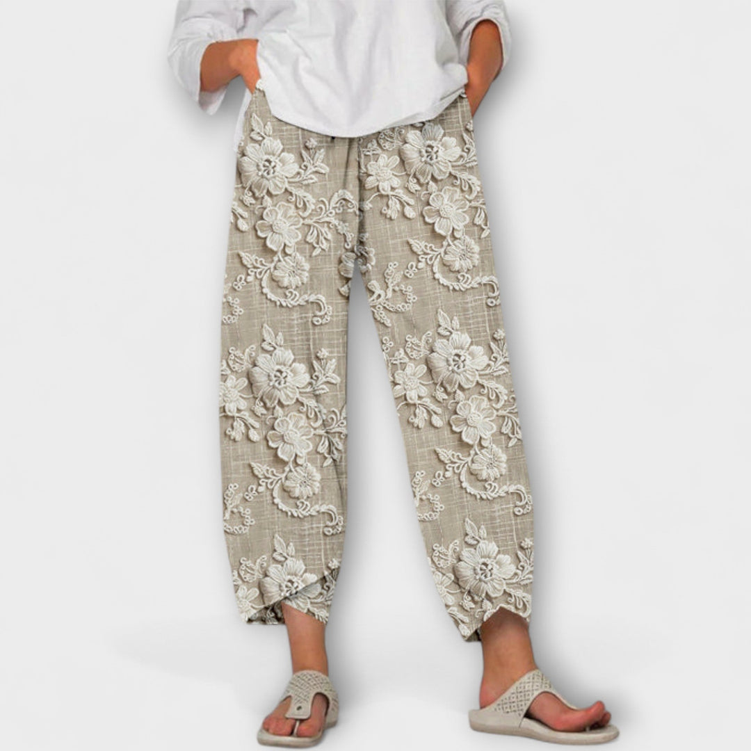 Abigail - Bequeme Bedruckte Hose