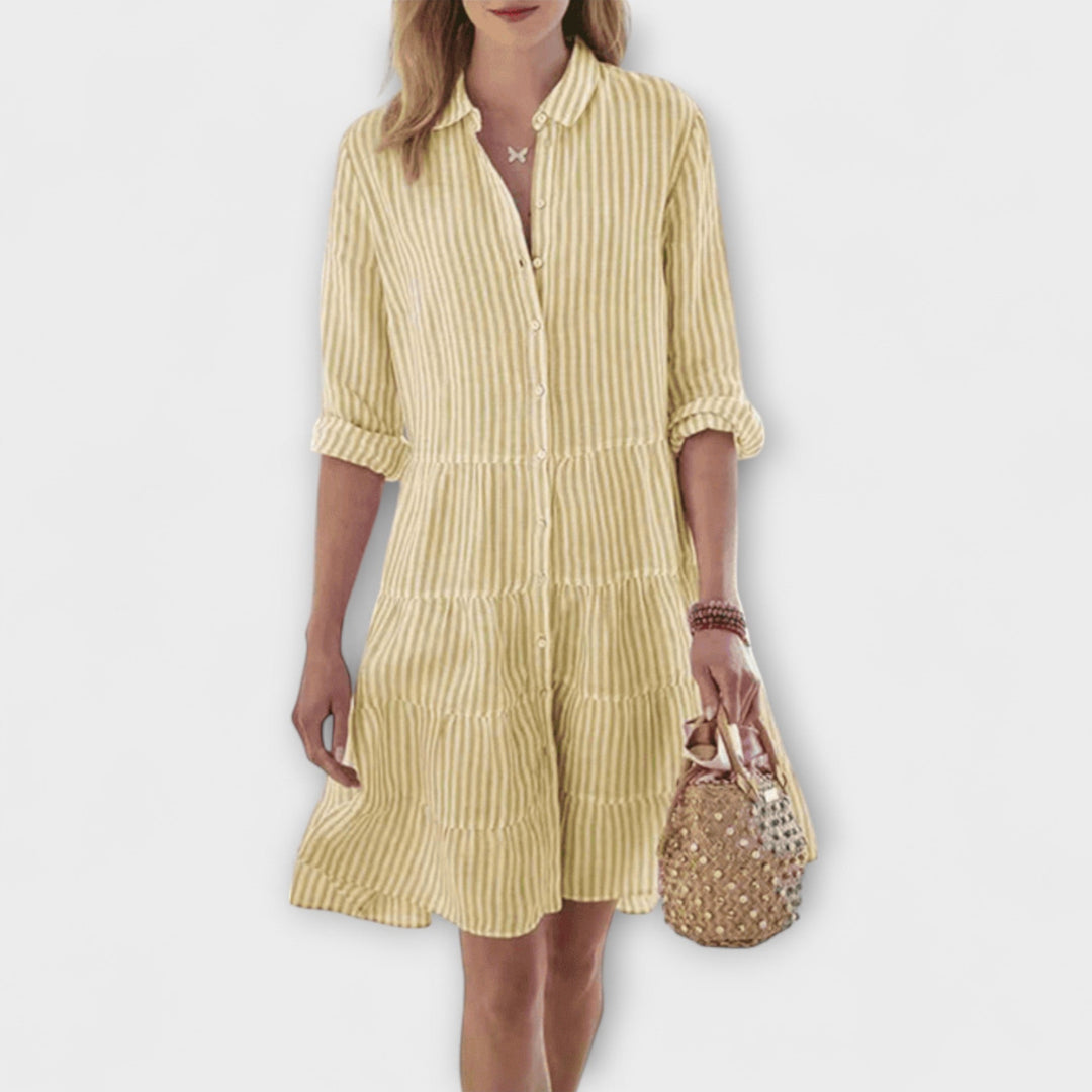 Lolita - Luftiges Gestreiftes Kleid