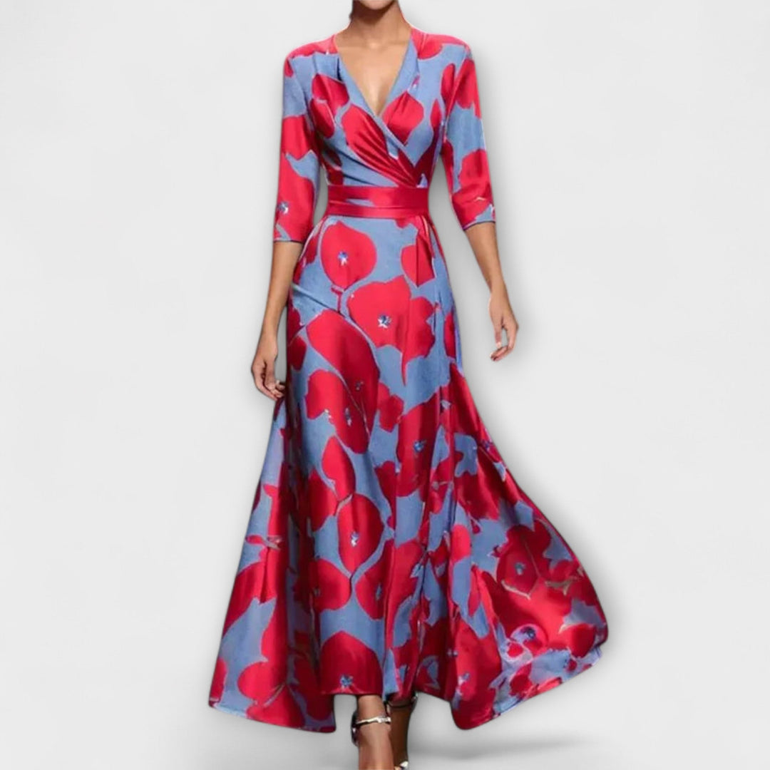 Alma - Elegantes Mouw Design Damenkleid