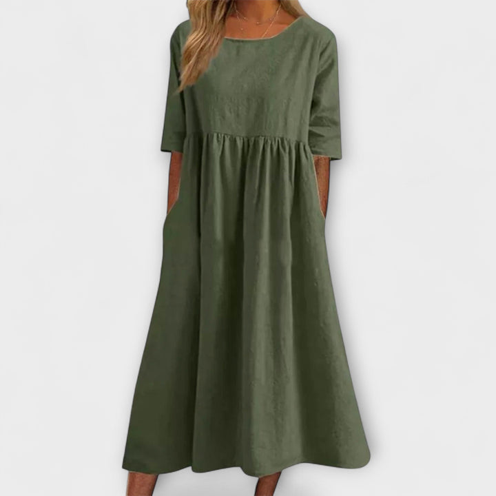 Anja - Bauchbedeckendes Kleid